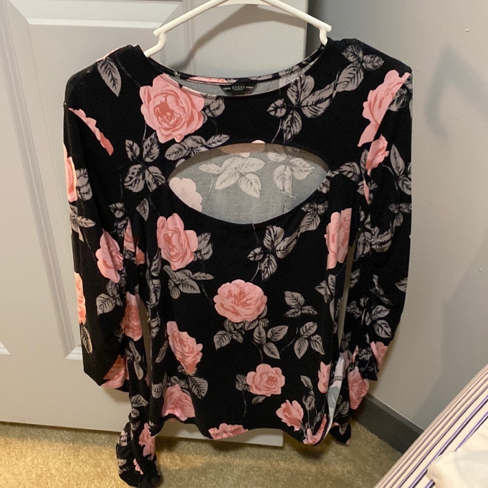 Floral guess top